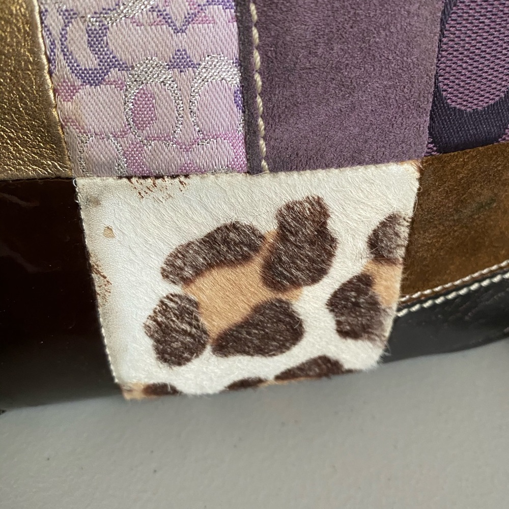 Coach Patchwork Swingback Crossbody Purse F10514 - image 5